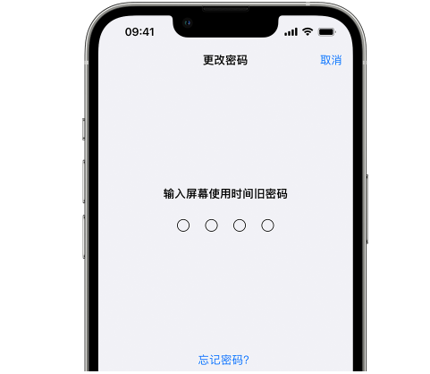 林州iPhone屏幕维修分享iPhone屏幕使用时间密码忘记了怎么办 