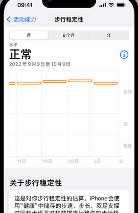 林州iPhone手机维修如何在iPhone开启'步行稳定性通知'