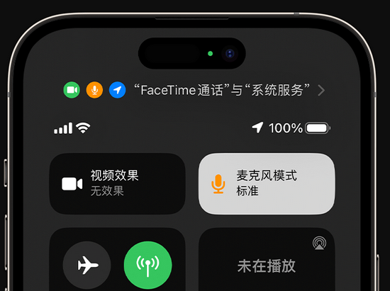 林州苹果授权维修网点分享iPhone在通话时让你的声音更清晰 